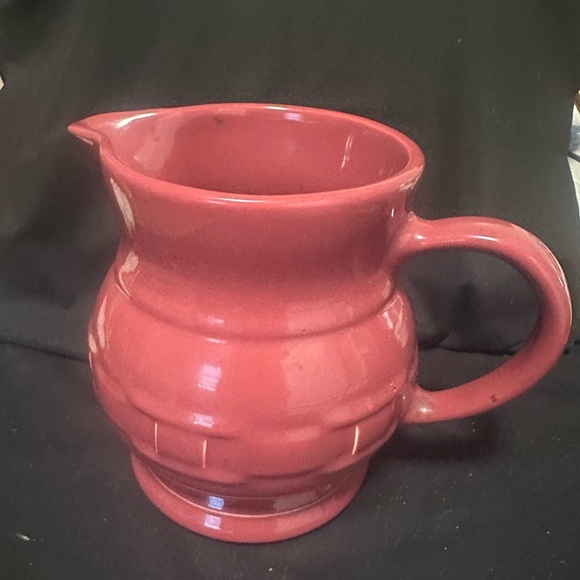 Longaberger Pottery Woven Traditions Paprika Large Pitcher Excellent Condition - Picture 3 of 13